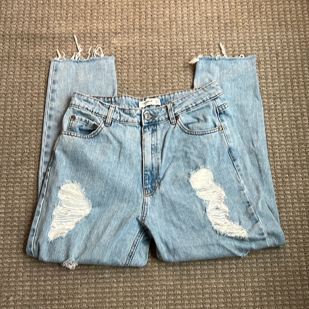 Pull & Bear Distressed Jeans